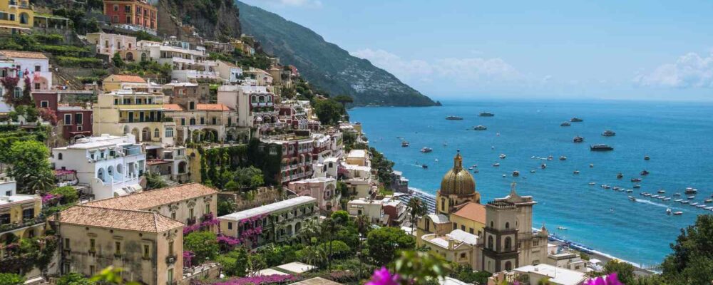 salerno turista fiori visuale
